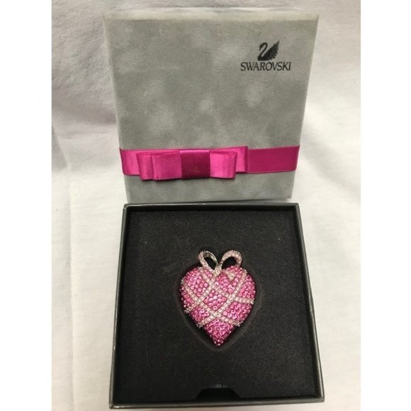 Swarovski Jewelry - Authentic Swarovski Crystal Heart Brooch